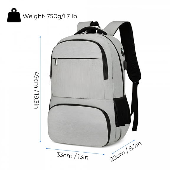 MISSMILE Insulated Cooler Backpack Lunch Box for Men Women,15.6 Inches Laptop Backpack with Usb Port,Water Resistant Leak-Proof Lunch Bag for Work School Picnics