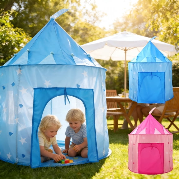 MISSMILE Kids Play Tent Indoor Outdoor Pop Up Playhouse for Toddlers,2-3 Kids Foldable Portable Play Tent with Carry Bag for Boys and Girls,Birthday Party and Early Learning Gift