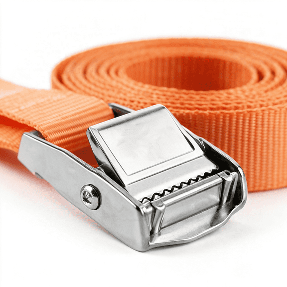 MISSMILE Lashing Straps,Heavy Duty Cam Buckle Tie Down Straps,Adjustable Lashing Straps with Metal Buckles,1M Cargo Straps for Bike,Motorcycle,Truck,Trailer,Luggage,Packing,Moving&Outdoor Transport