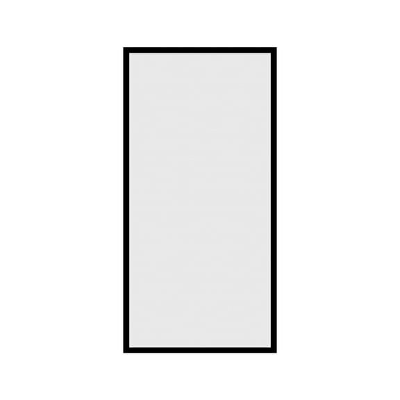 MISSMILE Magnetic Self-Adhesive Window Screen,Polyester Mesh,Easy Install No Drilling,1-Pack