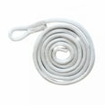 thumbnail image 1 of MISSMILE Moo Rope, Boat Ropes Dock Ties, Boat Rope with , Boat Bumper Rope for Docking Yacht Sailboats White, 1 of 7