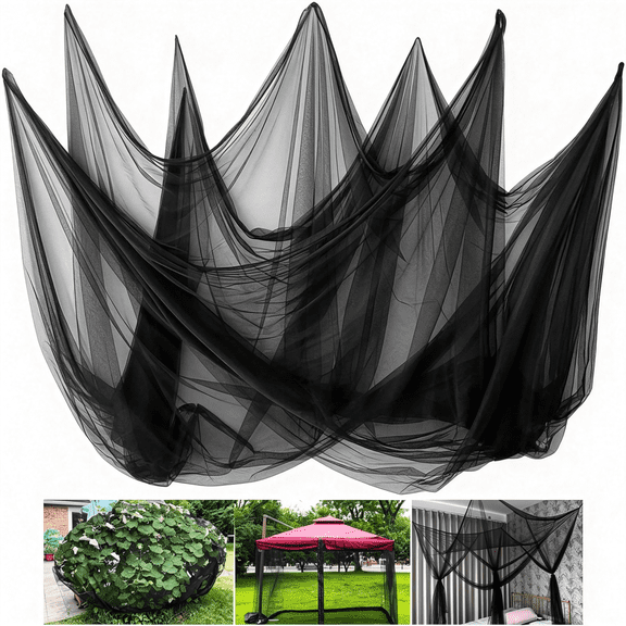 MISSMILE Mosquito Netting,10 50 Ft Mosquito Mesh Screen for Patio,Fly Insect Bird Net Barrier Garden Mesh Netting for Protect Vegetables Fruits from Birds Bugs