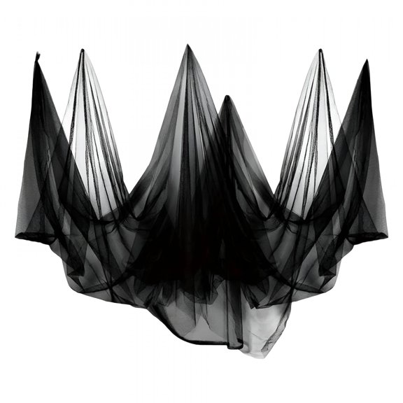 MISSMILE Mosquito Netting Garden Mesh Netting Fly Net Barrier for Hunting Blind Plant Protecting Black Garden Netting 94.49X157.48 Inches