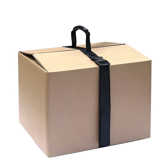 MISSMILE Nylon Carrying Strap with Handle for Moving Lifting Carrying Heavy Boxes Groceries Luggage