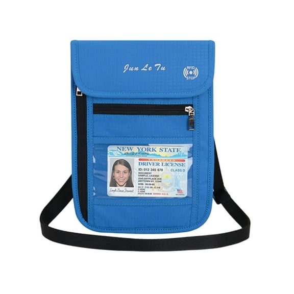 MISSMILE Passport Holder for Travel,Travel Essentials Passport Holder,Boarding Pass Passport Case,Blue