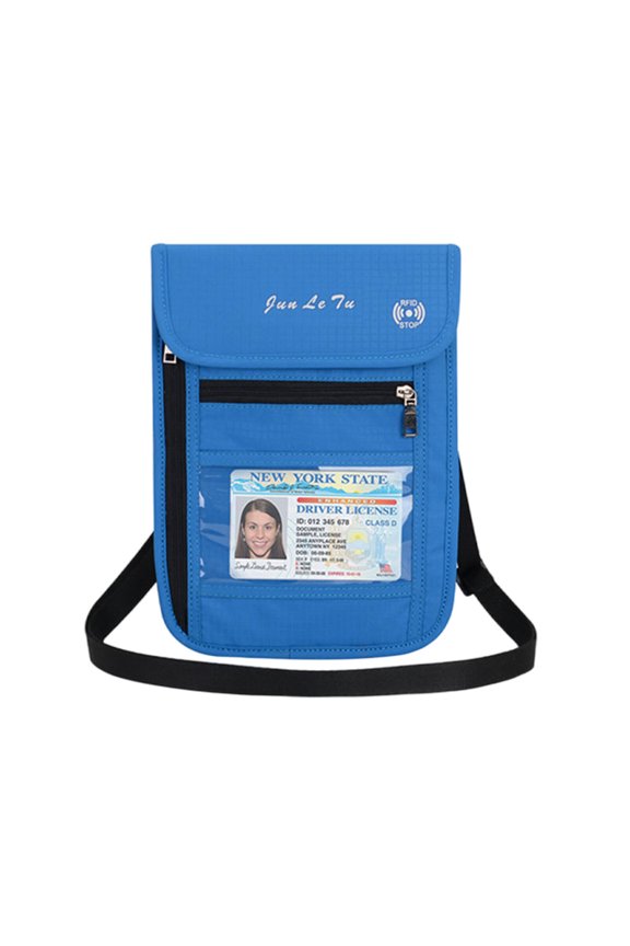 Passport Holder for Travel,Travel Essentials Passport Holder,Boarding Pass Passport Case,Blue