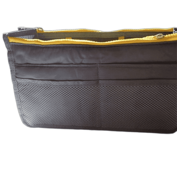 MISSMILE Purse Organizer,Organized Storage Tote Bag Organizer Insert,Travel Bag Bag Organizer Insert,Gray