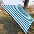 thumbnail image 1 of Christmas Savings Clearance! Cbcbtwo Sun Shade Sail, 10' x 10' Square Canopy Sun Shade Sail, UV Block Stripes Sunshade for Patio Backyard Lawn Garden Swimming Pools Outdoor Activities, 1 of 4
