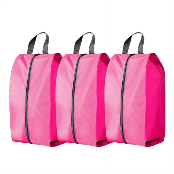 MISSMILE Shoe Bag Ideal for Storing Sports Shoes over Door Shoe Organizer Perfect for Organizing Casual Footwear Room Accessories Pink 3PCS