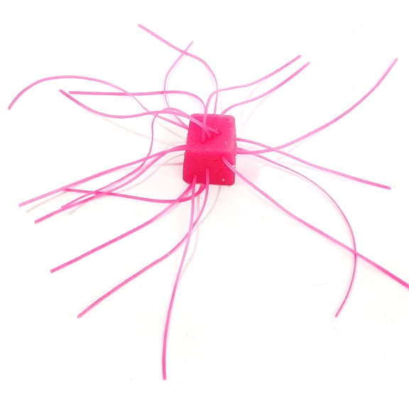 MISSMILE Soft Bait Dice Shape Whisker Design Bright Color Slow Sinking Flexible Increased Fish Rate Bite Resistant Trout Yellowfish Bass Fishing Lure Outdoor Fishing