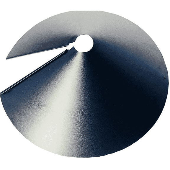 MISSMILE Squirrel Baffle,Waterproof and Rainproof Squirrel Proof,Sunshade and Sun Protection Squirrel Proof Bird Feeders,Black