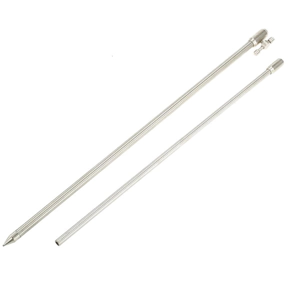 MISSMILE Stainless Telescopic 35-70Cm Fishing Bankstick Adjustable Extending Rod Buttrest Bank Poles for Catfishing