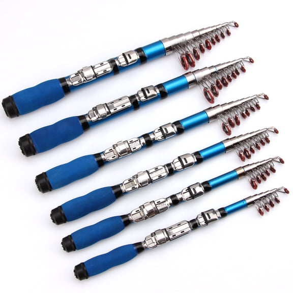 MISSMILE Telescopic Mini Fishing Rods Super Hard Carbon Steel Rivers Lakes Fishing Rod