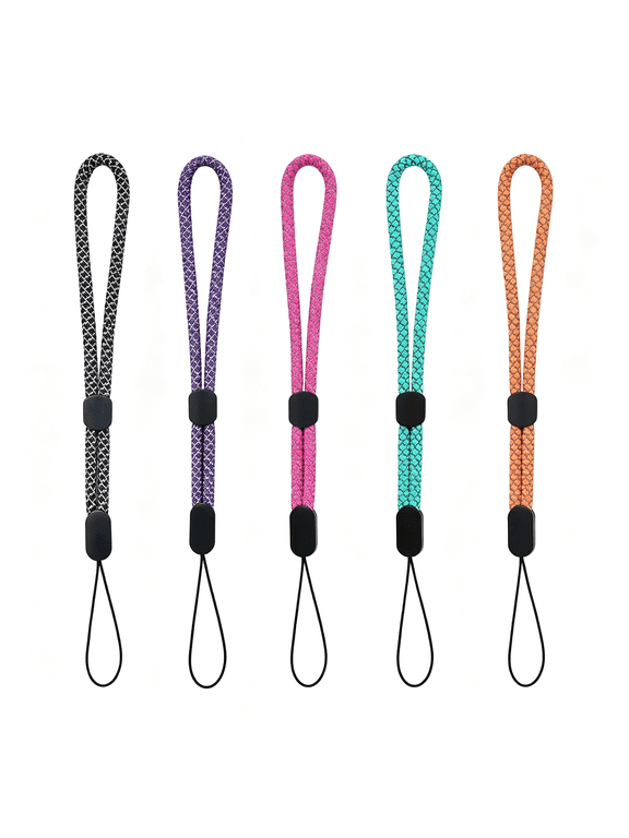 Wrist Lanyards Adjustable Length 6Pcs Small Strap Wrist Short Lanyard for Keys Phone Cases Lanyard Keychain Usb,Keychain Lanyard