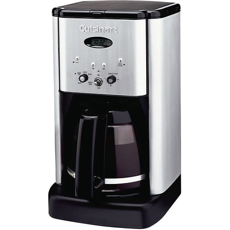 MISSUNNY 12-Cup Programmable Coffee Maker, Brew Pause, Keep Warm, Espresso/Silver DCC-1200C