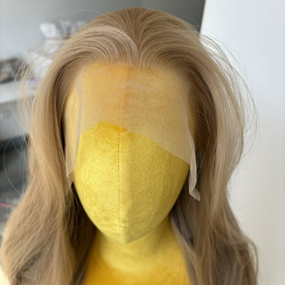 MISSWEN Heat Resistant Hair Blonde Long Glueless Lace Front Wig Daily Wear 26 inch Cosplay HD Lace