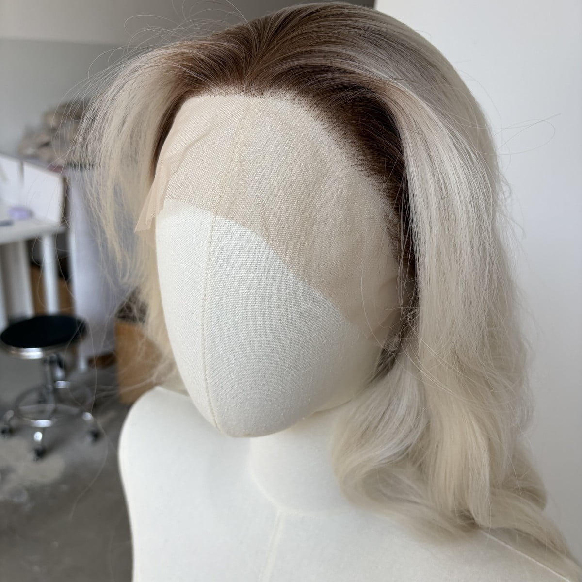 MISSWEN Lace Front Wig 26 inch Long HD Lace Brown Blonde Fashion Heat Safe Fiber Hair