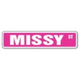 thumbnail image 1 of MISSY Street Sign Childrens Name Room Sign | Indoor/Outdoor |  36" Wide, 1 of 5