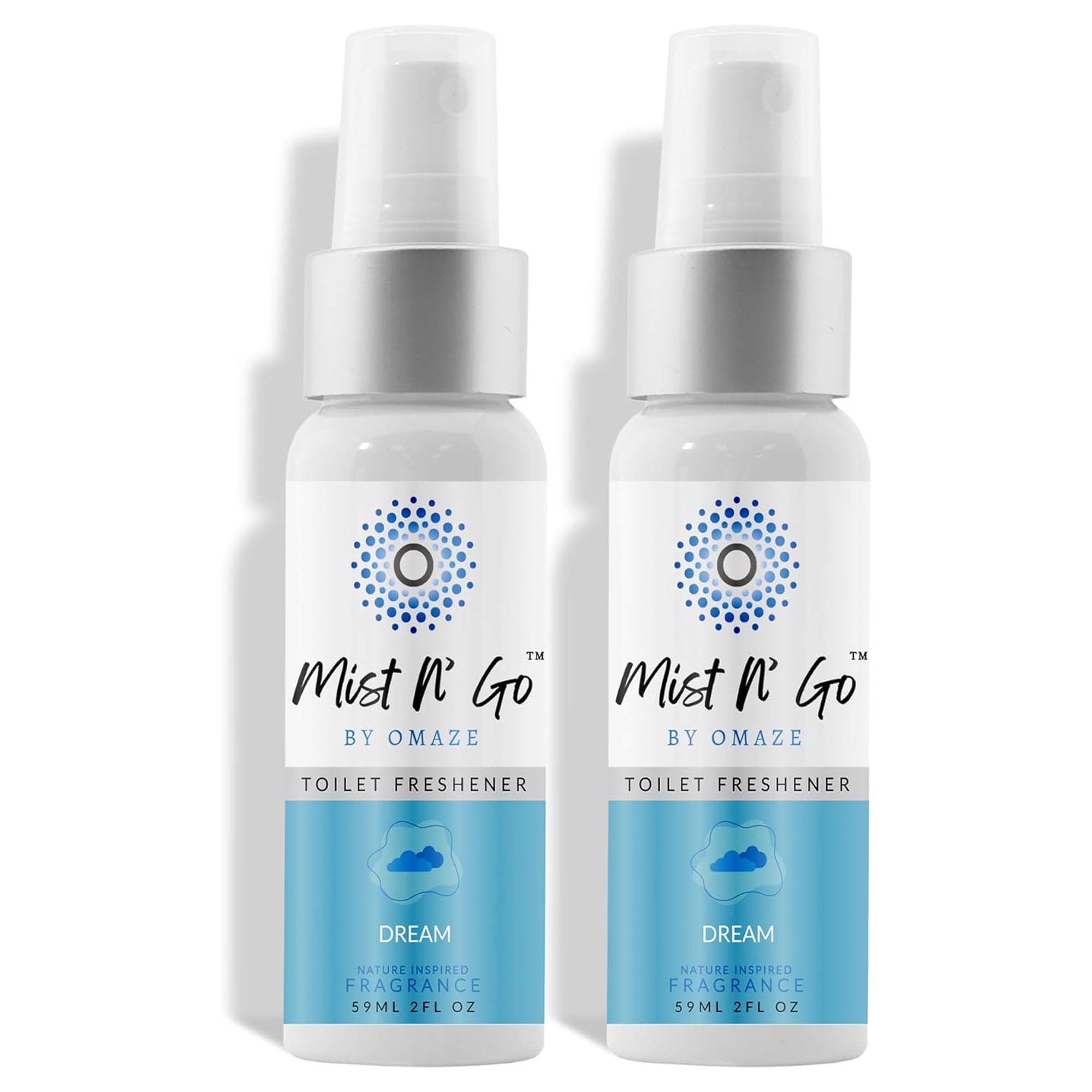MIST N' GO By OMAZE Refresh Toilet Spray | Bathroom Spray Odor ...