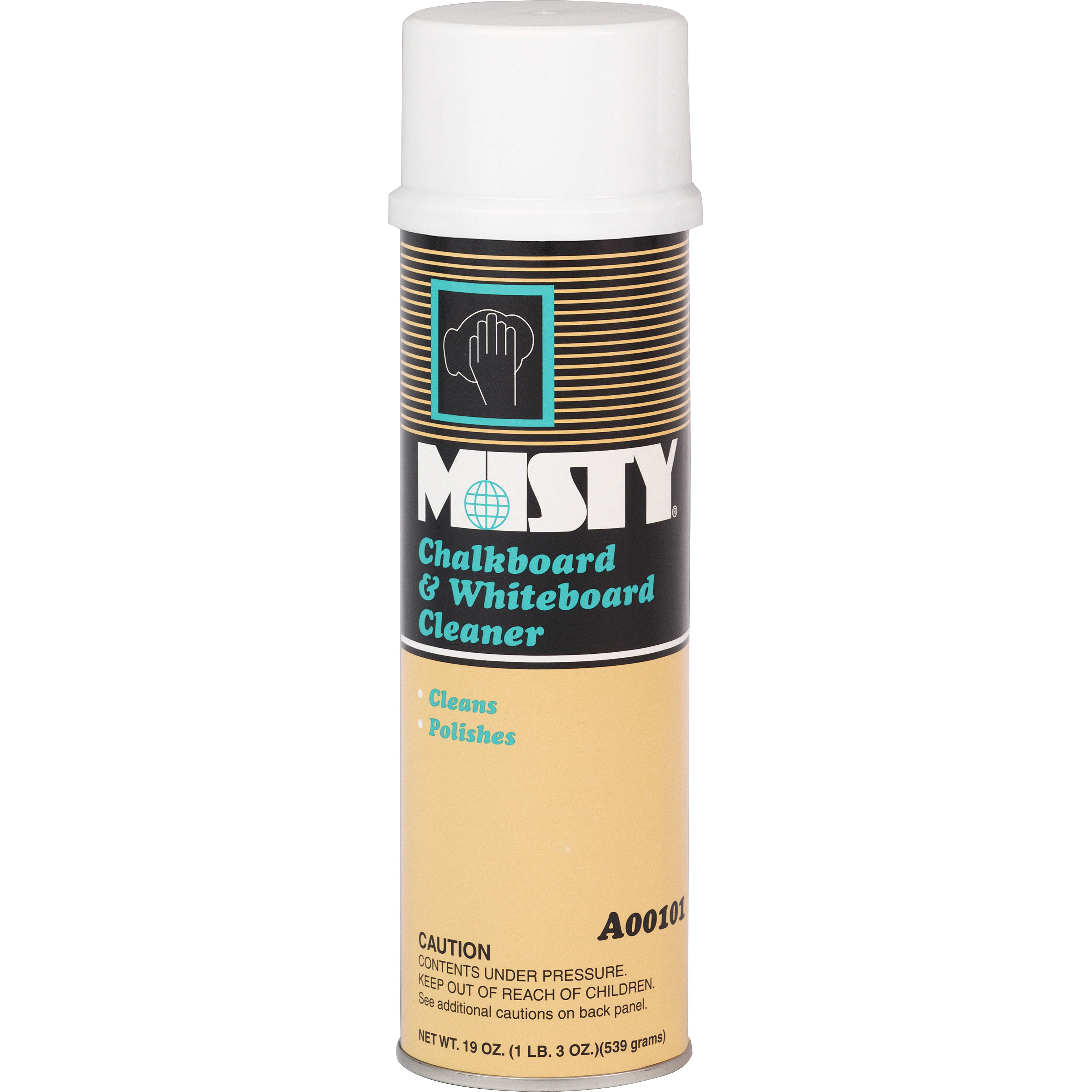 MISTY, AMR1001403, Chalkboard/Whiteboard Cleaner, 12 / Carton, White
