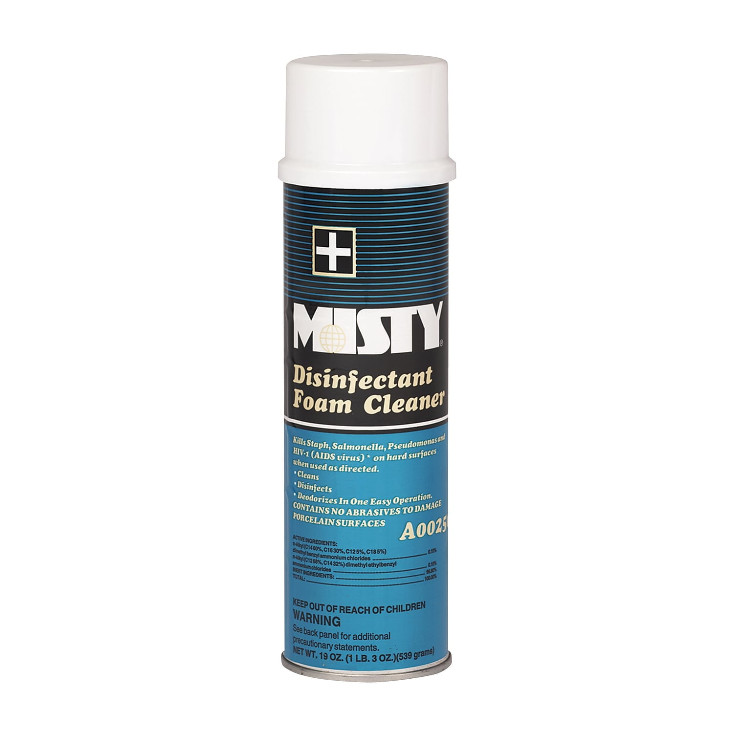 MISTY Disinfectant Spray 19 Ounce (Case of 12) 1001907 Foaming