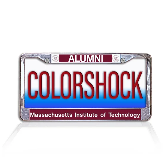 MIT Alumni Metal License Frame (Exclusive Design) (Officially Licensed Product)