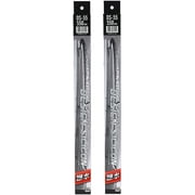 MITA DS Water Repellent Design Silicon Wiper Blade Fit for J-HOOK type 9x3, 9x4 SET OF 2