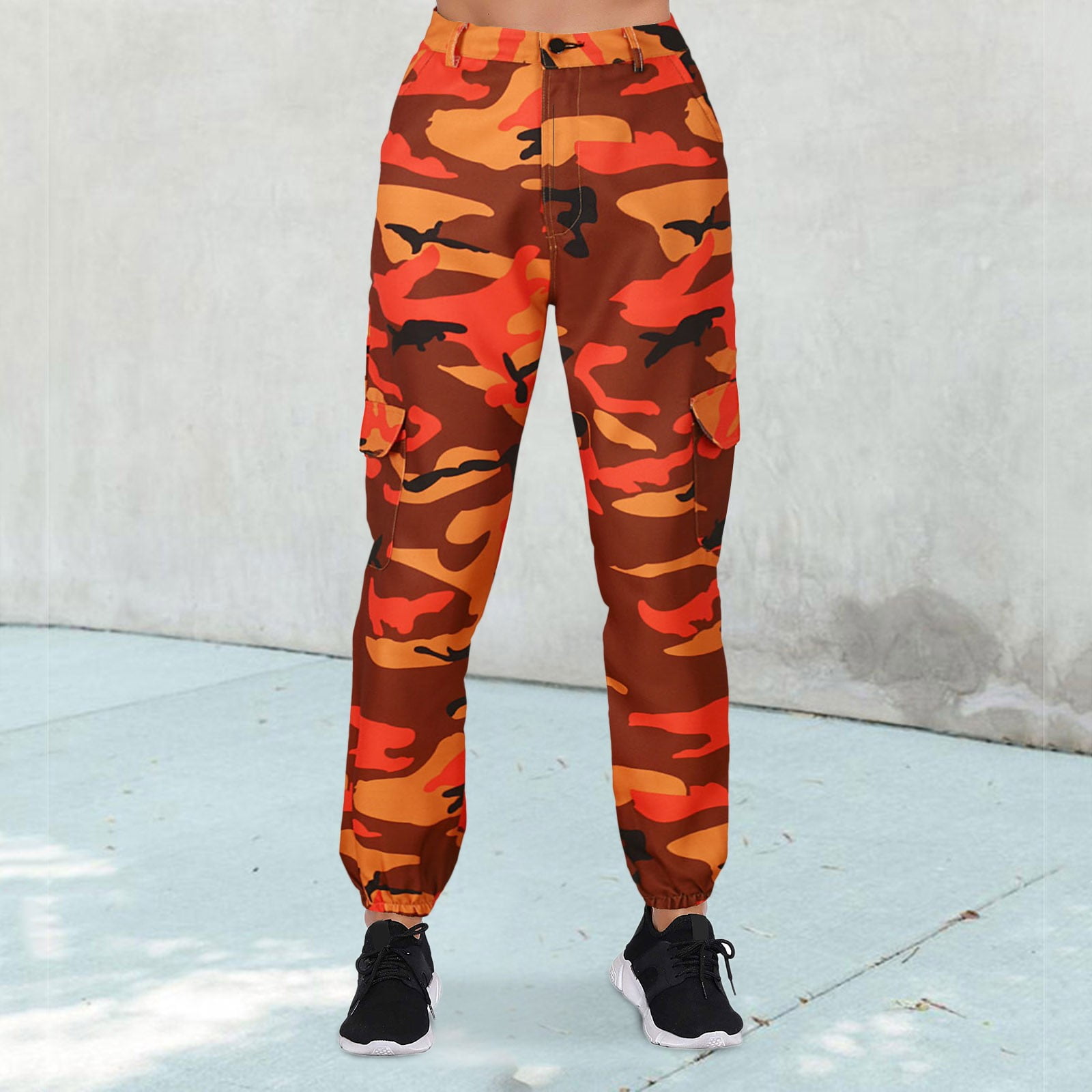Orange camo pants kids outlet