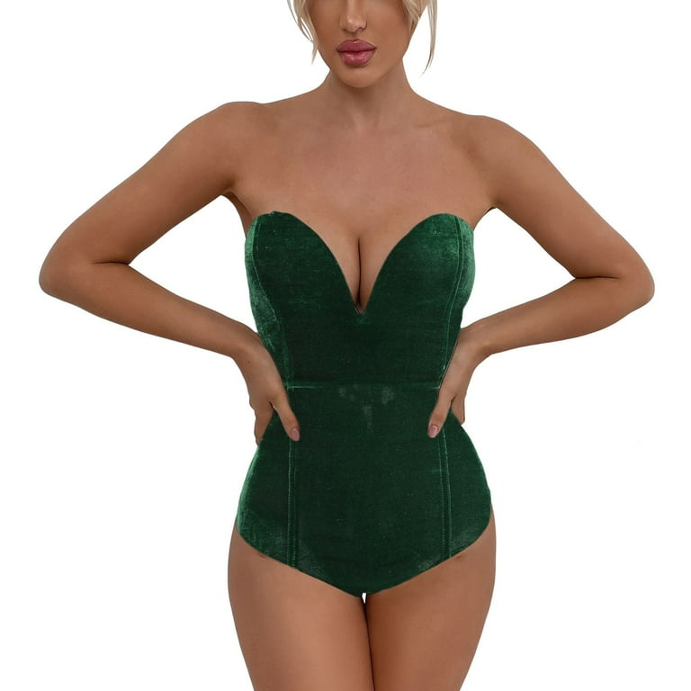 Women's Sexy Gold Velvet Corset Women's Sexy Gold Velvet Corset