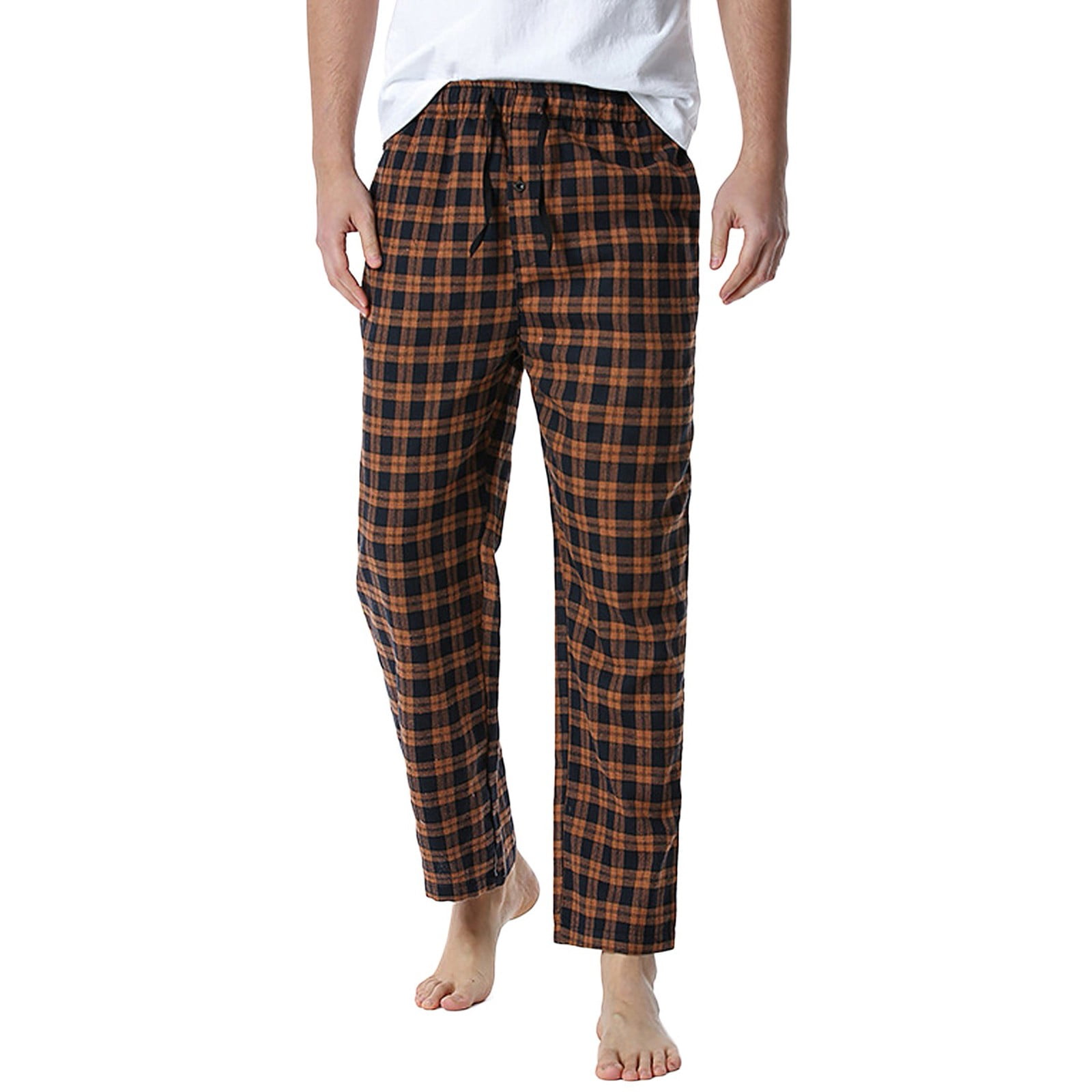 CYZ Men's 100% Cotton Jersey Knit Pajama Sleep/Lounge Pants