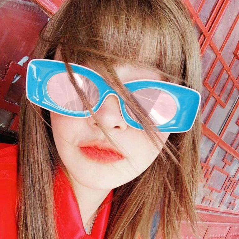 MITCOWBOYS sunglasses men Rectangular Retro Sunglasses Women Men Polygonal Narrow Fashion Cute Eyewear