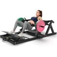 thumbnail image 1 of MITONOS 800LBS Hip Thrust Machine, Plate‑Loaded Glute Drive Glute Bridge Trainer with Band Pegs, Padded Back Support & Safety Limiter, Home Gym Strength Training Equipment for Glute Muscle Building, 1 of 10