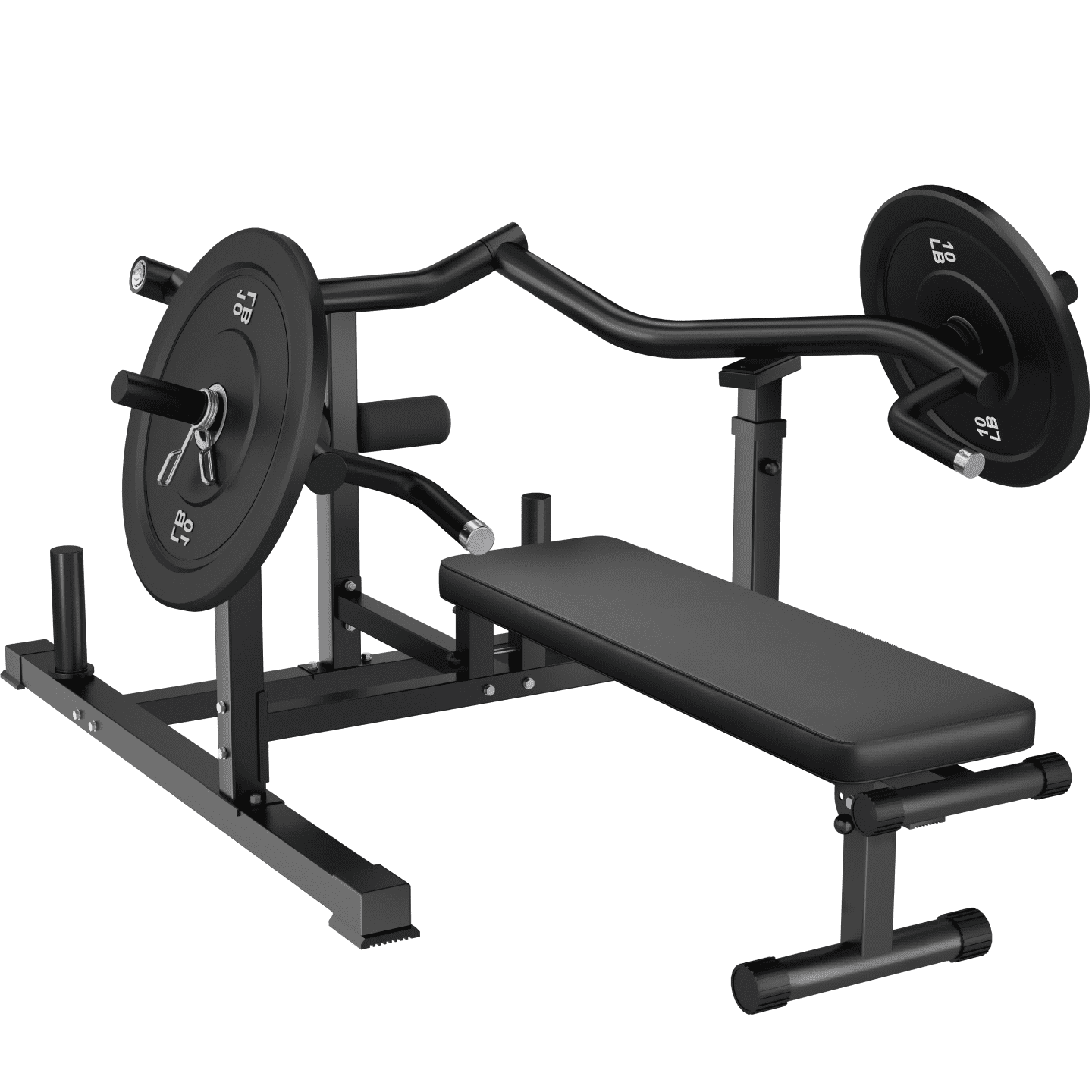 MITONOS Chest Press Machine, 1050LBS Bench Press Machine with Independent Converging Arms