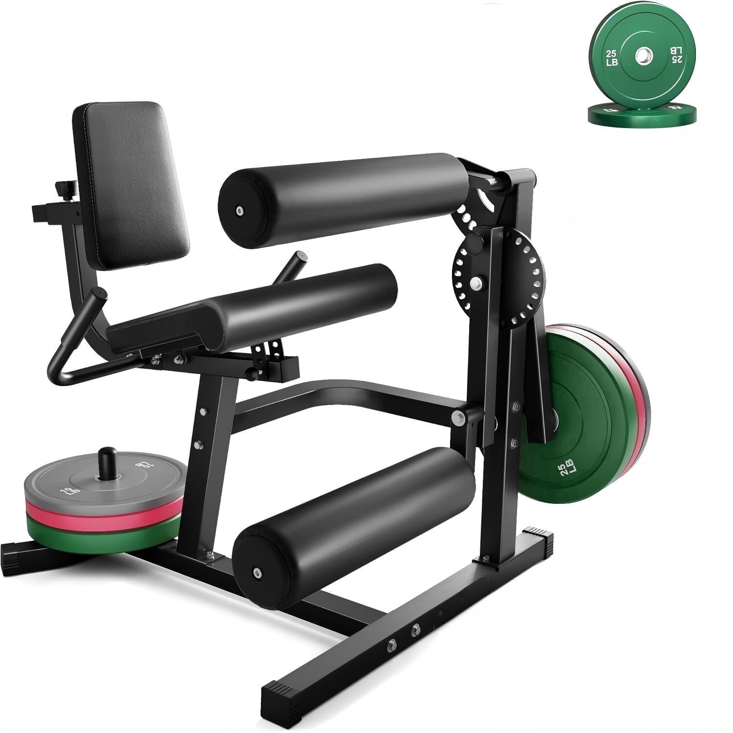 Workout Extension Machine MITONOS Leg Extension and Curl Machine,4 in 1 Lower Body Workout ...