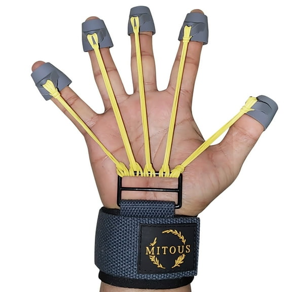 MITOUS Grip and Wrist Strengthener - Gray and Red