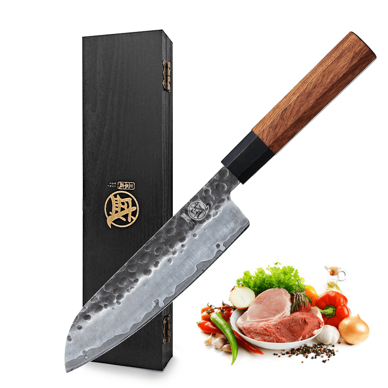 Tsuyo 7 Piece Stainless Steel Kitchen Pro Chef Knife Set – The