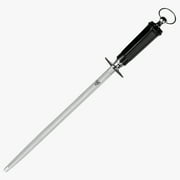 MITSUMOTO SAKARI Honing Steels,  10 inch Knife Sharpening Steel (ABS Handle & Powerful Magnet)