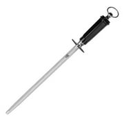 MITSUMOTO SAKARI Honing Steels,  12 inch Knife Sharpening Steel (ABS Handle & Powerful Magnet)