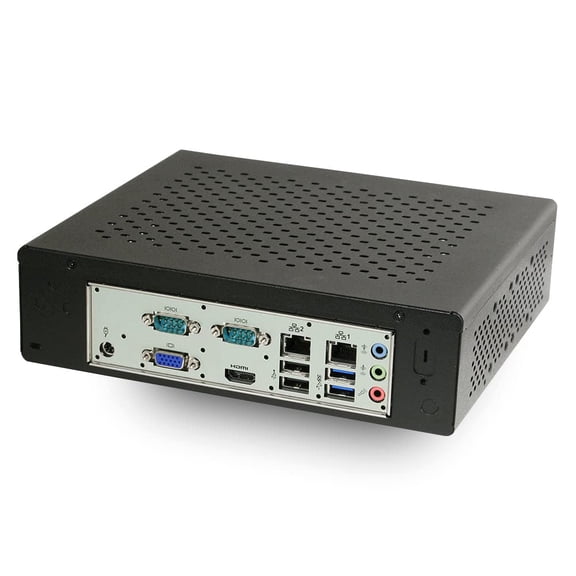 MITXPC MES-4125A Celeron J4125 Quad Core Industrial Fanless PC, Hardware RAID