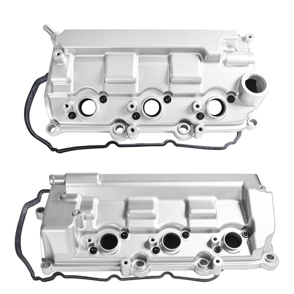 MITZONE Aluminum Engine Valve Covers Compatible with 2014-2024 ACURA TLX MDX 2016-2024 HONDA ODYSSEY PASSPORT PILOT RIDGELINE (PICKUP) 3.5L V6 right passenger side and left driver side