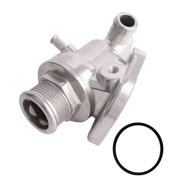 MITZONE Coolant Thermostat Housing Assembly Compatible with 1995-2003 Fiesta 1998-2007 Focus 2006-2015 Galaxy 2005-2007 Ford C-MAX 1995-1999 Escort 2006-2014 S-MAX 1.8L 2.4L 2.5L 924F9K457AD