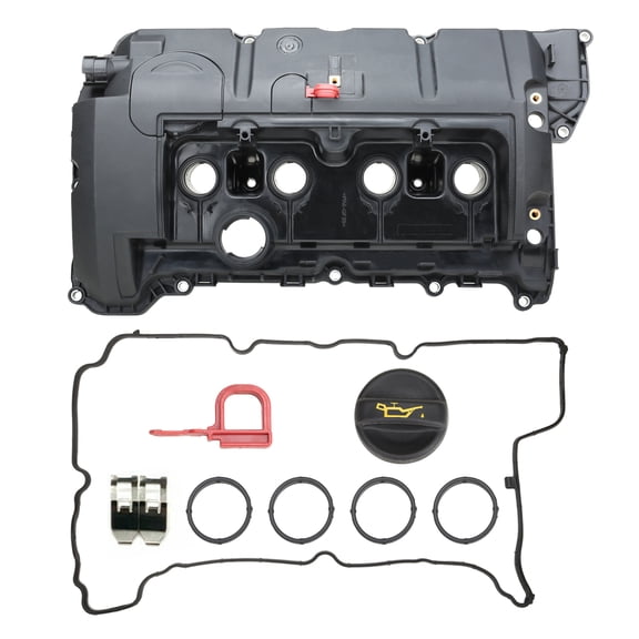 MITZONE Cylinder Head Valve Cover Compatible with 2007-2016 Mini Cooper Base R55-R61 non-S N16/N12 1.6L Replace 11127646554