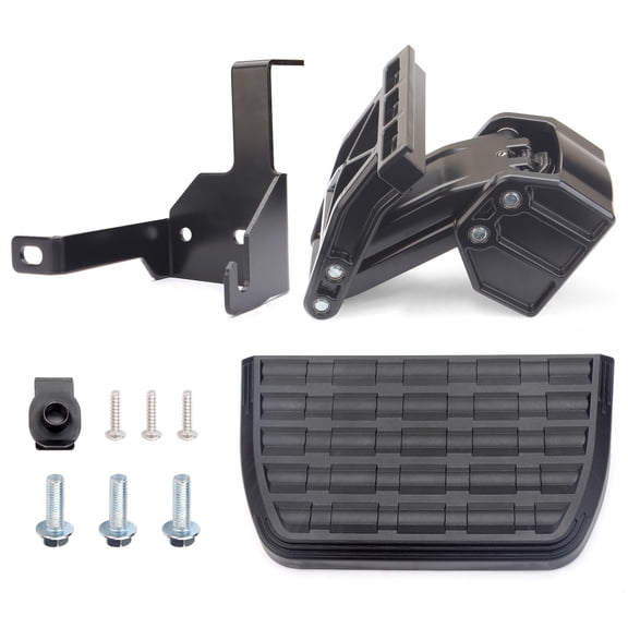 MITZONE Gladiator Bed Step Retractable Bumper Step Compatible with 2020 2021 2022 2023 2024 Jeep Gladiator 3.6L