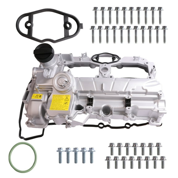 MITZONE Upgrade N26 Aluminum Valve Cover Kit Compatible with BMW F22 F23 F30 F33 F34 F36 228i 328i 428i 2.0L xDrive Hatchback 2012-2016
