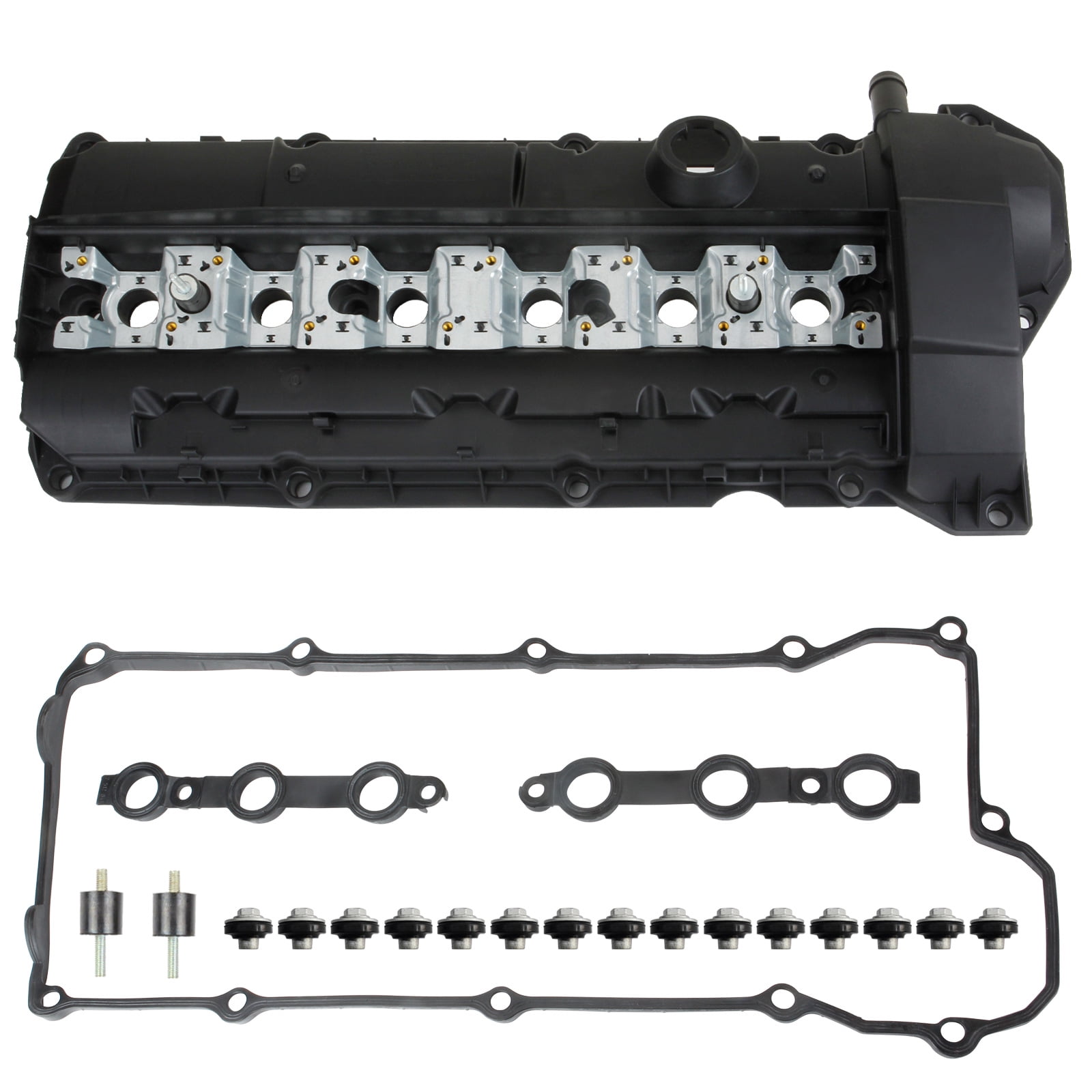 MITZONE Valve Cover with Gasket Bolts Compatible with 1996-1999 BMW 328is 328i 323is 323i 528i Z3 M3