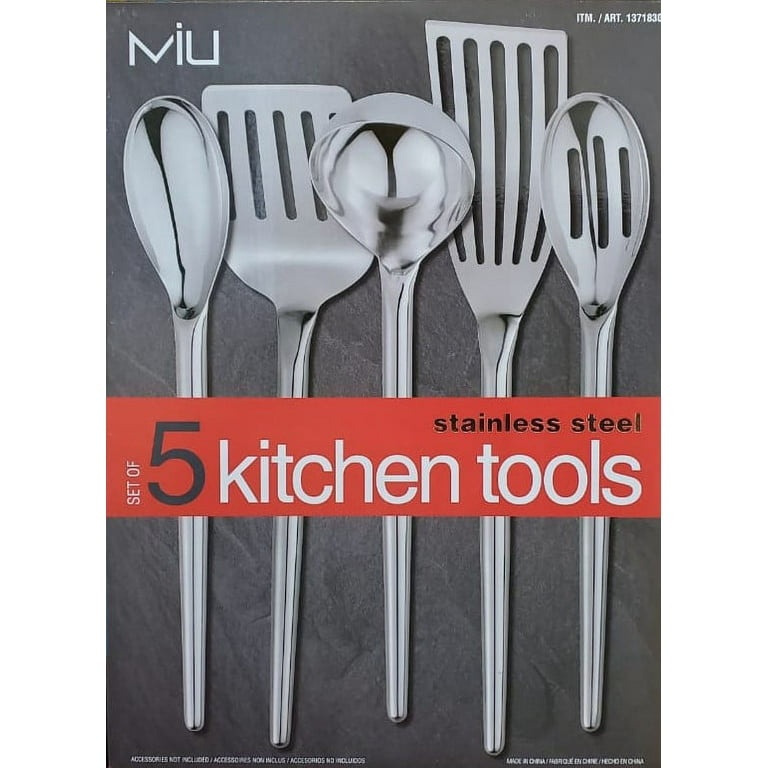 MIU 5-piece Stainless Steel Kitchen Utensil Set