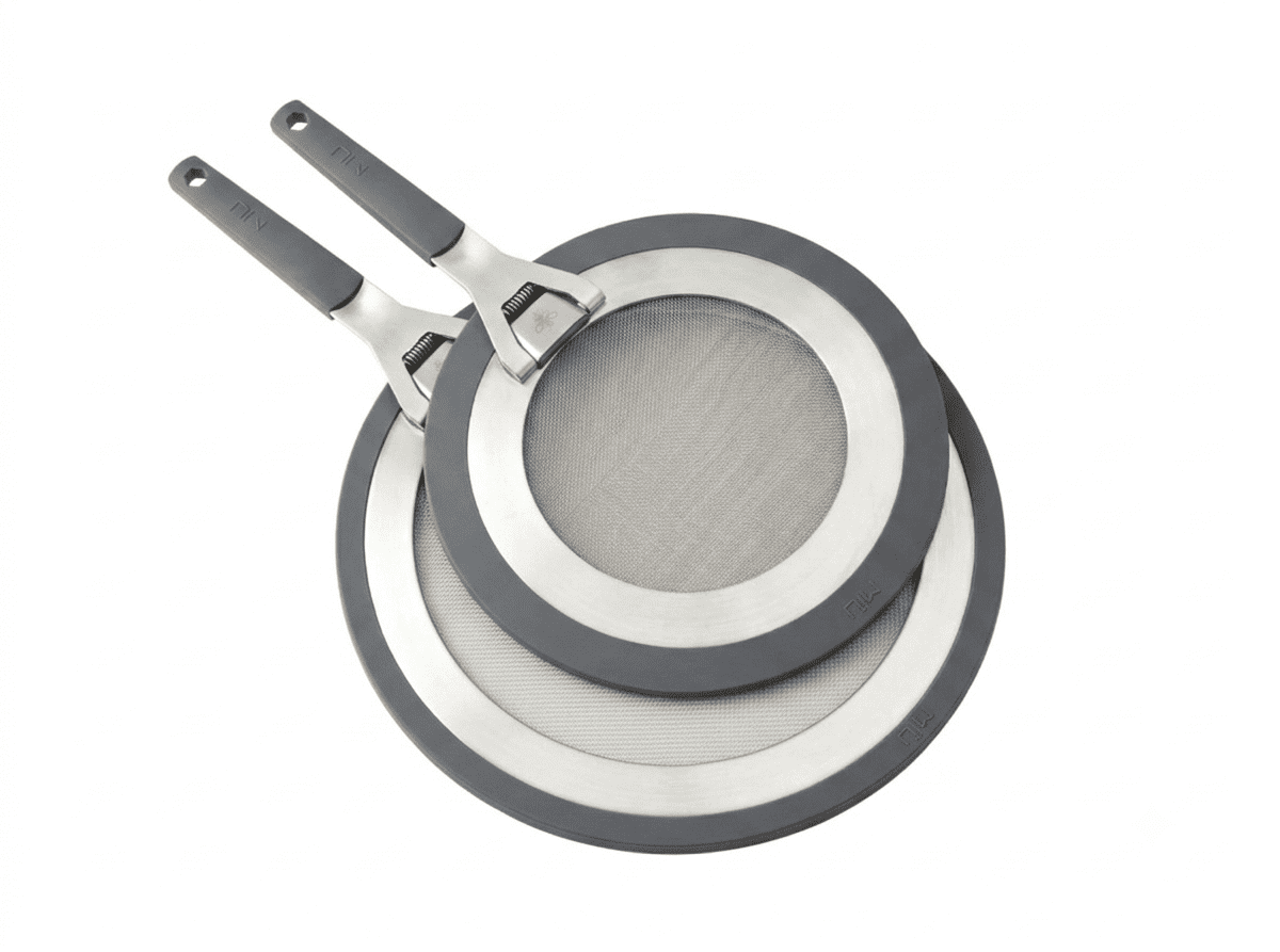 MIU Silicone Stainless Steel Dual-Material Edge Fine Mesh Core Splatter ...