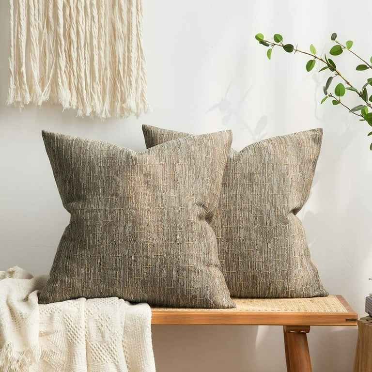 Burlap pillow covers 18x18 sale