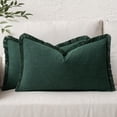 thumbnail image 2 of Cushion Covers AELS Boho Decorative Textured Covers 18x18, Organic Modern Mid Century Rainbow Tufted Pillow Case, Farmhouse Rustic Geometric Woven Throw Pillow 2 of 12