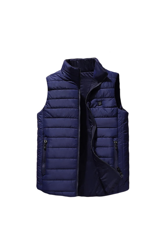 Heated Jackets for Men Waterproof Outdoor Warm Clothing Heated For Riding Skiing Fishing Charging Via Heated Coat With Pocket